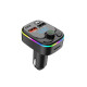 Автомобільний FM-трансмітер C8 з Bluetooth 5.3, швидкою зарядкою PD 20W/QC 3.0, USB + Type-C, MP3-плеєром та Hands-Free