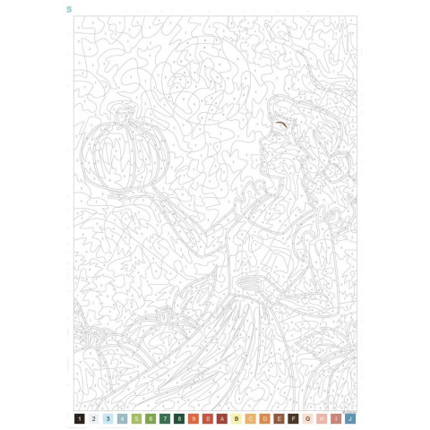 Розмальовка-антистрес Disney (Кольори природи) 100 загадкових малюнків за номерами