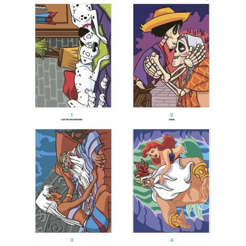 Розмальовка-антистрес Disney (Родина) 100 загадкових малюнків за номерами