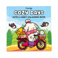 Розмальовка-антистрес Coco Wyo Cozy Days  45 затишних ілюстрацій із милими тваринами для творчості, відпочинку та релаксу.