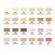 GuangNa Acrylic Marker Skin Tone Color 24 Colors  професійний набір акрилових маркерів із пензлевим наконечником, палітра тілесних відтінків для малювання, скетчингу, розпису каменю, дерева, скла, кераміки та полотна.