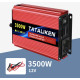 Інвертор Tataliken Pure Sine 1200W/3500W 12V220V  автомобільний перетворювач напруги з чистою синусоїдою для котла, холодильника та побутової техніки