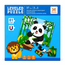 Магнітний багаторівневий пазл Leveled Puzzle (Крок 1)