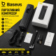 Автомобільний компресор Baseus Super Mini Inflator Pump Black  портативний бездротовий насос для автомобіля, мотоцикла, велосипеда та м'ячів