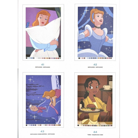Розмальовка-антистрес Disney (Сила дівчат) 100 загадкових малюнків за номерами