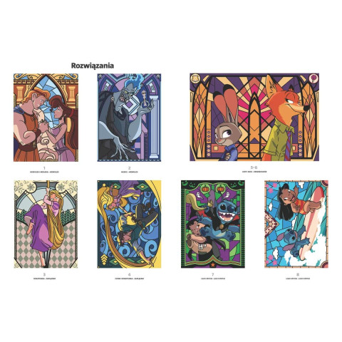 Розмальовка-антистрес Disney (Вітражі: магія кольорів) 100 загадкових малюнків за номерами
