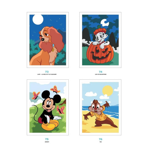 Розмальовка-антистрес Disney (Кольори природи) 100 загадкових малюнків за номерами