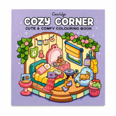 Розмальовка-антистрес Coco Wyo Cozy Corner  45 затишних ілюстрацій куточків для творчості, відпочинку та релаксу.