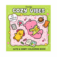 Розмальовка-антистрес Coco Wyo Cozy Vibes  45 мотивуючих цитат та милих ілюстрацій для творчості, релаксу й гарного настрою.