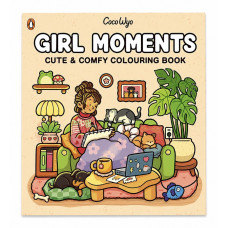 Розмальовка-антистрес Coco Wyo Girl Moments  45 затишних ілюстрацій про відпочинок, творчість і маленькі радощі для релаксу.