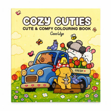 Розмальовка-антистрес Coco Wyo Cozy Cuties  милі тварини, затишні сюжети та великі ілюстрації для творчого відпочинку.