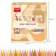 GuangNa Acrylic Marker Skin Tone Color 24 Colors  професійний набір акрилових маркерів із пензлевим наконечником, палітра тілесних відтінків для малювання, скетчингу, розпису каменю, дерева, скла, кераміки та полотна.