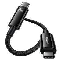 Кабель Baseus Tungsten Gold USB Type-C to Type-C 240 Вт PD 3.1 для швидкої зарядки ноутбуків, смартфонів і планшетів, 1 метр