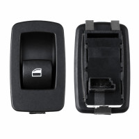 Кнопка склопідіймача з рамкою для BMW 1 Series, 3 Series, X3, X5, X6, Z4, чорна (OE 61316945874)