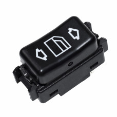 Кнопка склопідіймача лівої двері для Mercedes-Benz W124, W201, W126, W463, чорна (OE 1248204610)
