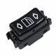 Кнопка склопідіймача лівої двері для Mercedes-Benz W124, W201, W126, W463, чорна (OE 1248204610)