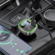 FM-трансмітер Borofone BC48 18W  автомобільний Bluetooth FM-модулятор із швидкою зарядкою USB та Type-C, підтримкою Hands-Free